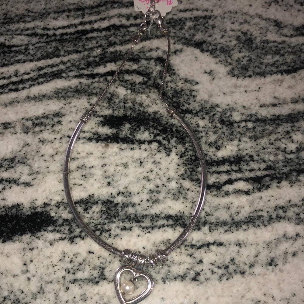 Brighton Heart Necklace with pearl